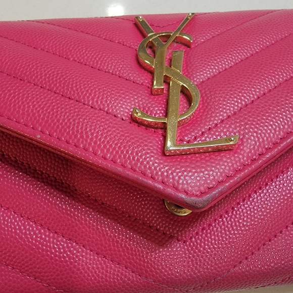 Yves Saint Laurent Matelasse Flap Wallet - Picture 10 of 13